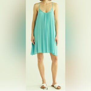 NWT- ELAN Cover-Up Slip Gauzy Dress in Green